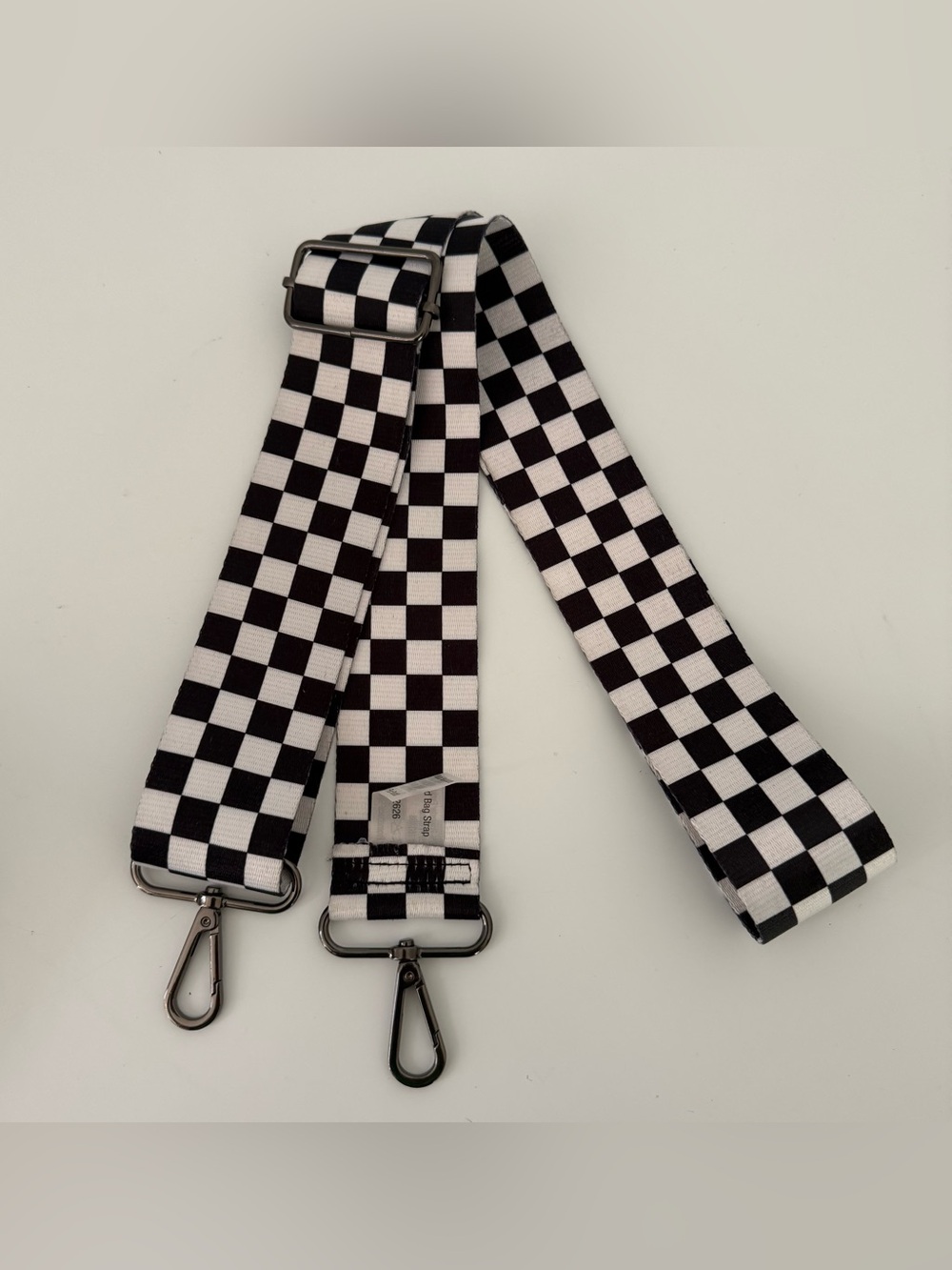 New Vans Family Checkered Bag Strap Black White Adjustable Crossbody Replacement